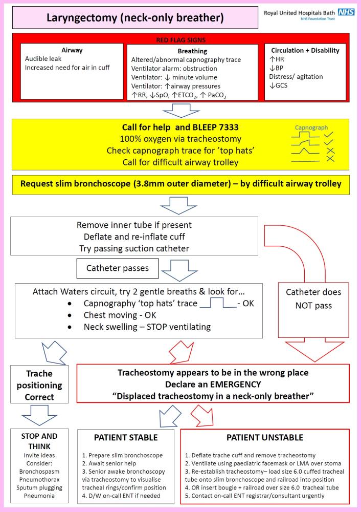 Tracheostomy Algorithm - neck breather