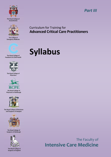 ACCP Curriculum Part III: Syllabus